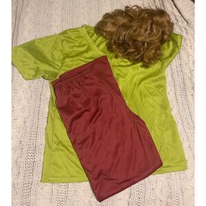 Kids Green and Red Costume Set
